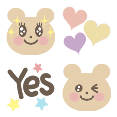 Everyday Kawaii bear emoji