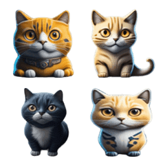 Purr-fectly Cute Cat Emoticons VOL. 6