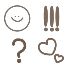 simple color emoji n