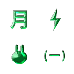 Emerald ABC 123  Emoji