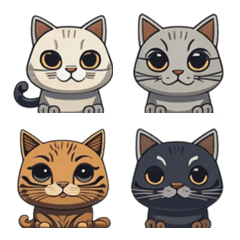 Pawsitively Awesome Cat Emoticons VOL.2