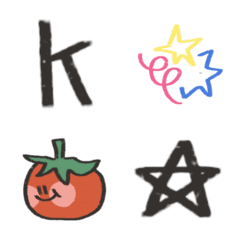 coolkid alphabet emoji