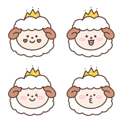 Baby sheep emoji eiei