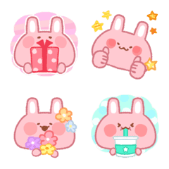 Kind and fluffy rabbit emoji