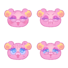 pimk cotton bear Emoji