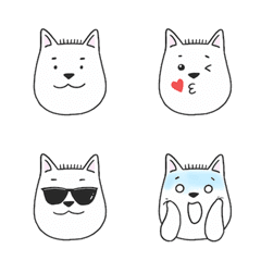 Mr. Dog's emoji for daily use