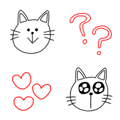 simple cat emoji !!