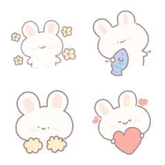Rabbit cute emoji ac*