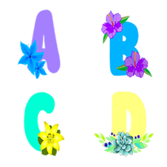 flower alphabet