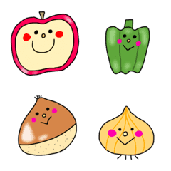 vegetables and fruits emoji !!