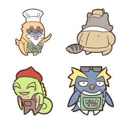 Peaky Monsters Emoji part1