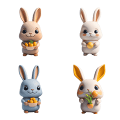 Rabbit Arsenal:Carrot Missile,cute Bomb