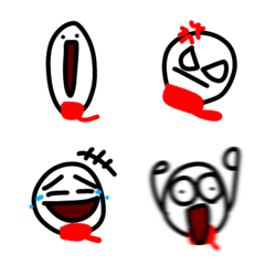 scarf stickman emoji