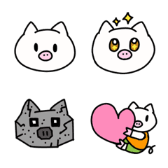 Cocrea Sticker pig emoji