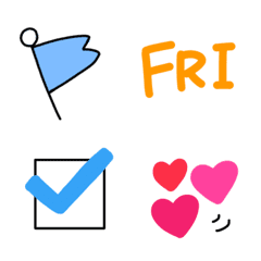 Schedule Colorful Emoji