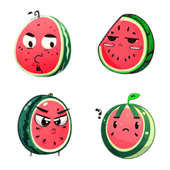 Big Watermelon Sticker Emojis