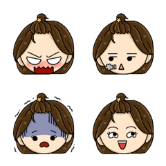 Ting : Cool girl Emoji – LINE表情貼 | LINE STORE