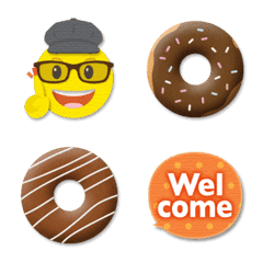 donut shop alphabet emoji