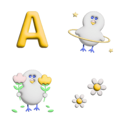 Edelweiss 3D Animation Letters Emoji
