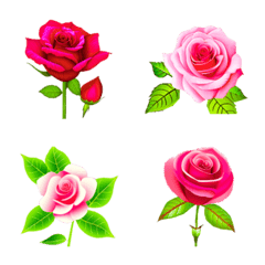 rose flowe rillustration emoji