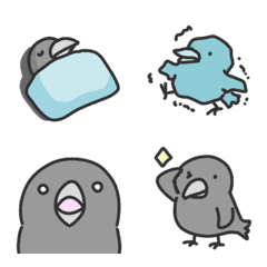 Crow everyday emoji