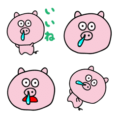 TUNTAN of a piggywiggy Animation Emoji