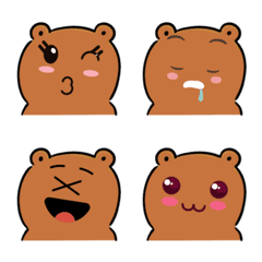 Cute Little Bear Emojis Part2