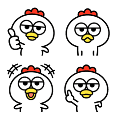 Animation Emoji of the tired bird2
