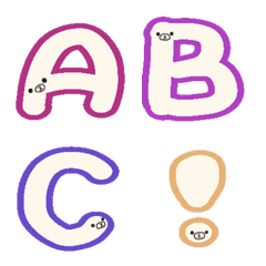 alphabet shirotama