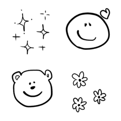 simple, monotone, stylish, bear