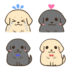 Cute word Retriever move emoji