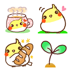 Cute Cockatiel Emoji (Lucino Version)