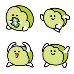moving cabbage emoji