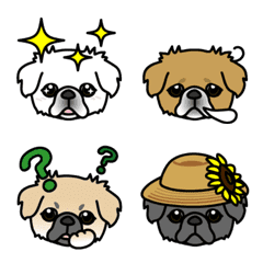 Various Tibetan Spaniel emoji