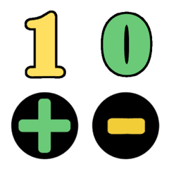Number classic minimal simple emoji