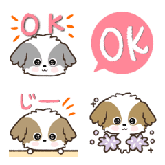 Kawaii GIRL&DOG*^*^ Emoji!!!!#