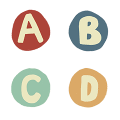 english alphabet emoji