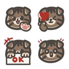 Tora the Cat Emoji 01