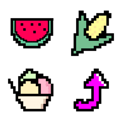 Summer - Pixel art Emoji
