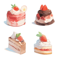 Assorted shortcakes