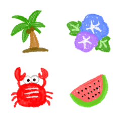 Japanese summer emoji!