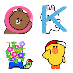 BROWN & FRIENDS and mom emoji