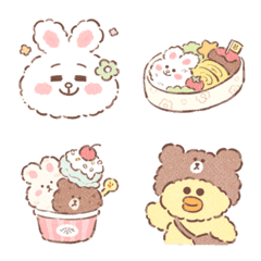 Fluffy Cony and LINE FRIENDS #2