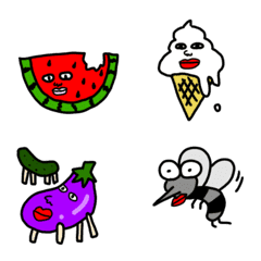 strange summer emoji
