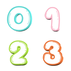 123 emoji