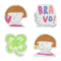 French Bob Rina Emoji