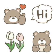 Warm bear emoji #1