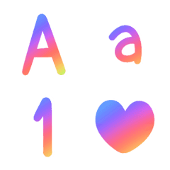 Soft Rainbow English Alphabets A-Z