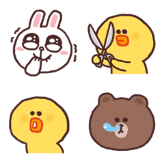 BROWN & FRIENDS Animated Emoji(lively)