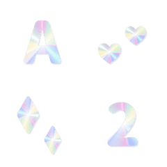 simple Laser ABC 123 Letter Emoji